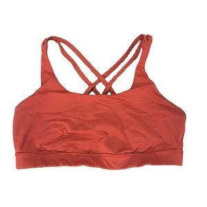 Lululemon Energy Bra in Poppy Coral